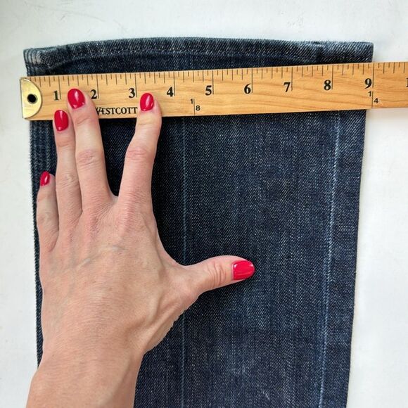 7 For All Mankind Women's Boot Cut Jeans - Dark Blue - Picture 13 of 13